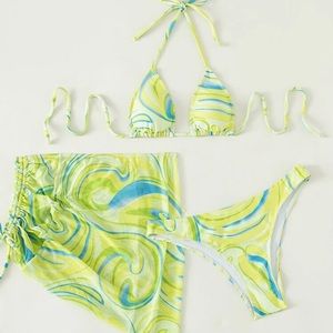 3 piece bikini set